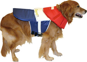 【 大型犬 ライフジャケット 】Made in USA カラフル ライフジャケット（大型犬用）
